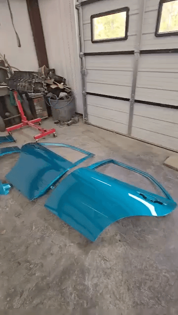Tamco Paint Caribbean Current Pearl on Car Parts