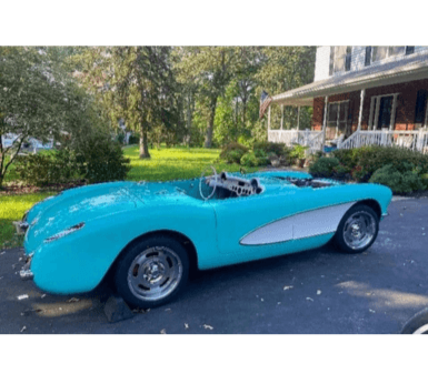 Tamco Paint Cascade Green in 1957 Chevrolet Corvette