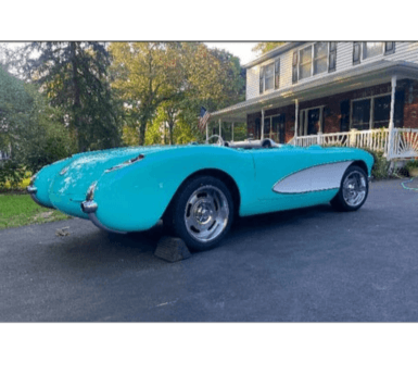 Tamco Paint Cascade Green in 1957 Chevrolet Corvette
