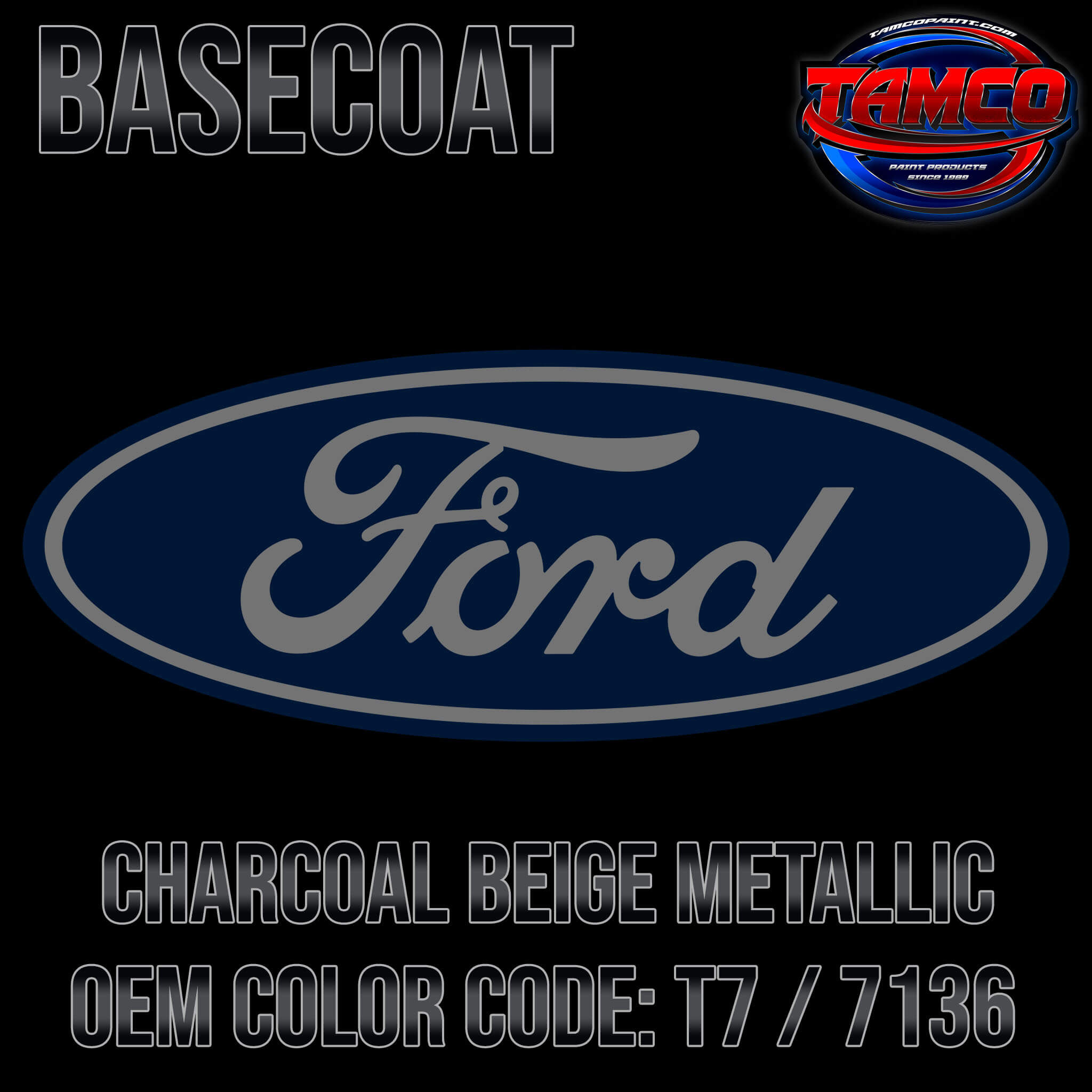 Charcoal Beige Metallic OEM Basecoat
