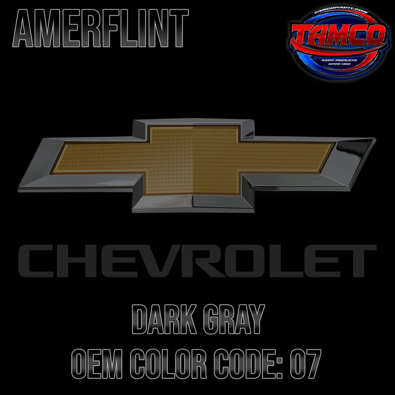 Chevrolet Dark Gray Code 07  OEM Amerflint