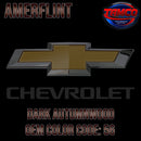 Chevrolet Dark Autumnwood Code 56 OEM Amerflint