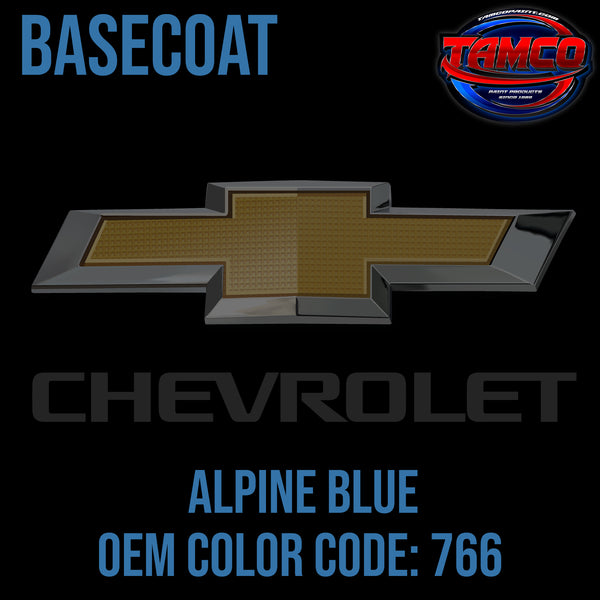 Chevrolet Alpine Blue | 766 | 1957-1985 | OEM Basecoat