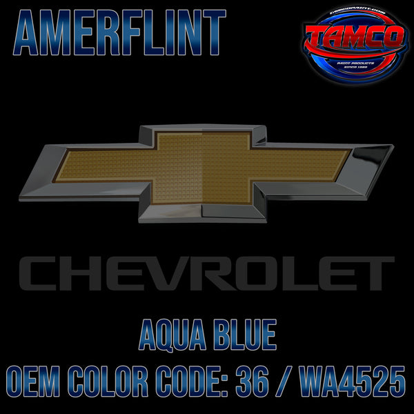 ONLY Chevrolet Aqua Blue | 36 | 1974 | OEM Amerflint II Series Single Stage