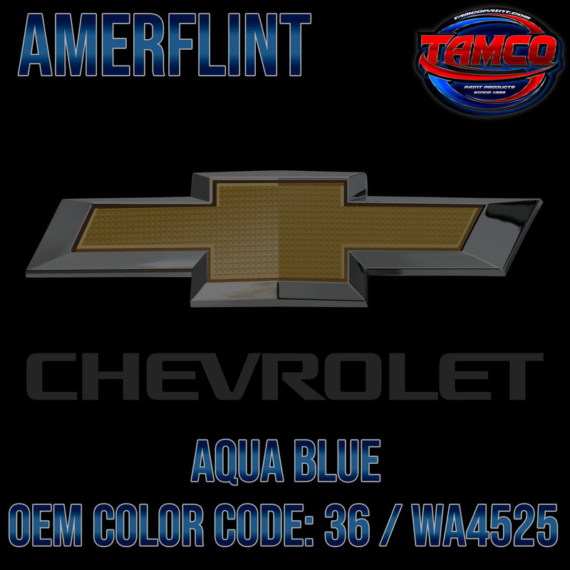 ONLY Chevrolet Aqua Blue | 36 | 1974 | OEM Amerflint II Series Single Stage