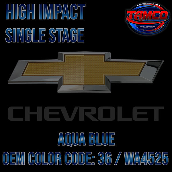 Chevrolet Aqua Blue | 36 | 1974 | OEM High Impact Series Single Stage