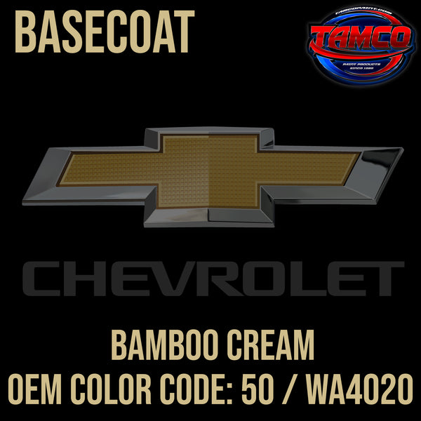 Chevrolet Bamboo Cream | 50 / WA4020 | 1970-1983 | OEM Basecoat