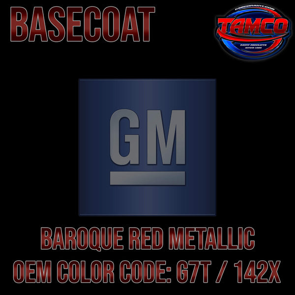 GM BAROQUE RED METALLIC  OEM BASECOAT