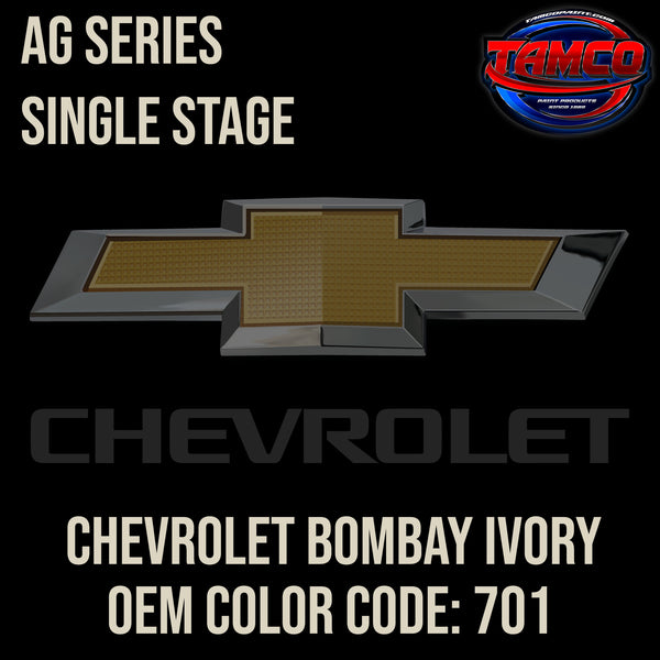 Chevrolet Bombay Ivory | 701 | 1955-1990 | OEM AG Series Single Stage