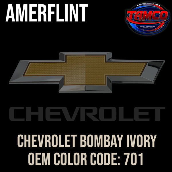 Chevrolet Bombay Ivory | 701 | 1955-1990 | OEM Amerflint II Series Single Stage