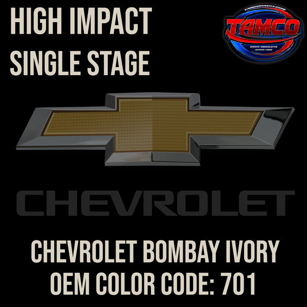 Chevrolet Bombay Ivory | 701 | 1955-1990 | OEM High Impact Series Single Stage