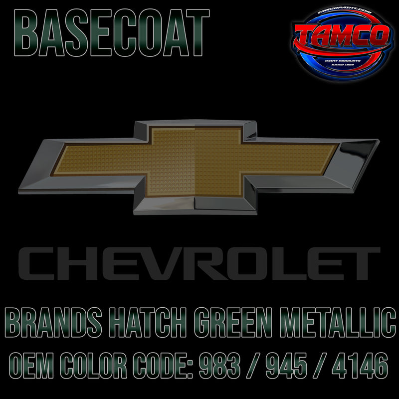 Chevrolet Brands Hatch Green Metallic | 983 / 945 / 4146 | 1971-1973 | OEM Basecoat
