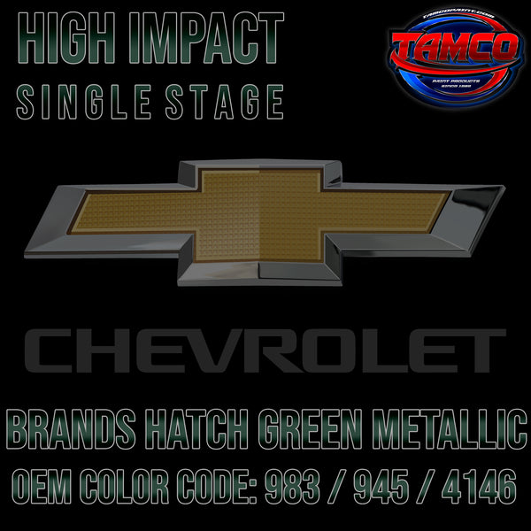 Chevrolet Brands Hatch Green Metallic | 983 / 945 / 4146 | 1971-1973 | OEM High Impact Single Stage