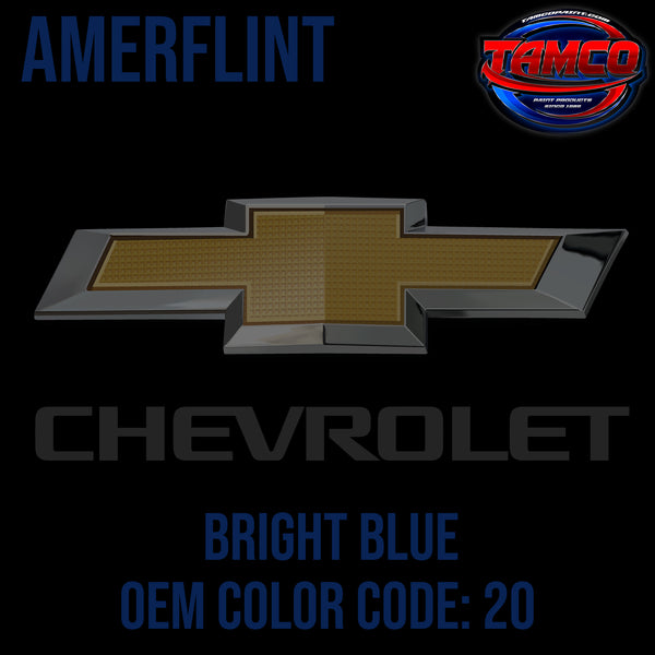 Chevrolet Bright Blue | 20 | 1981 | OEM Amerflint II Series Single Stage