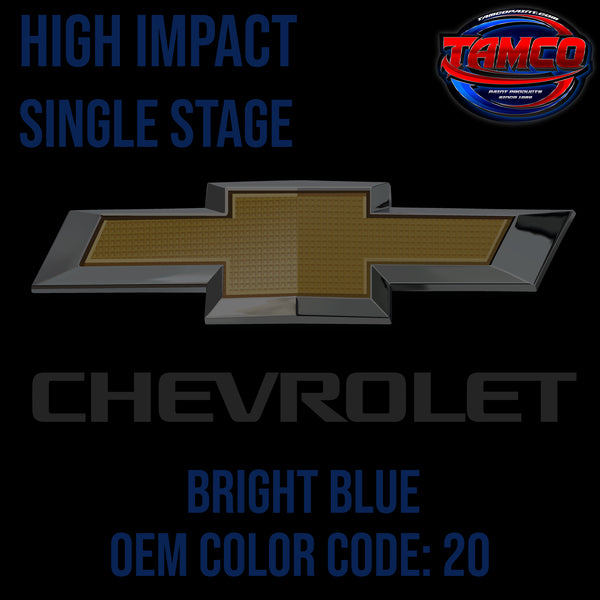 Chevrolet Bright Blue | 20 | 1981 | OEM High Impact Series Single Stage