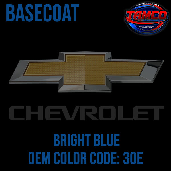 Chevrolet Bright Blue | 30E | 1985 | OEM Basecoat