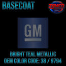 Bright Teal OEM Basecoat