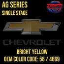 CHEVROLET BRIGHT YELLOW AG SERIES SINGLE STAGE