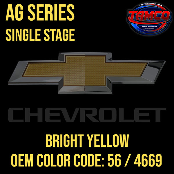 CHEVROLET BRIGHT YELLOW AG SERIES SINGLE STAGE