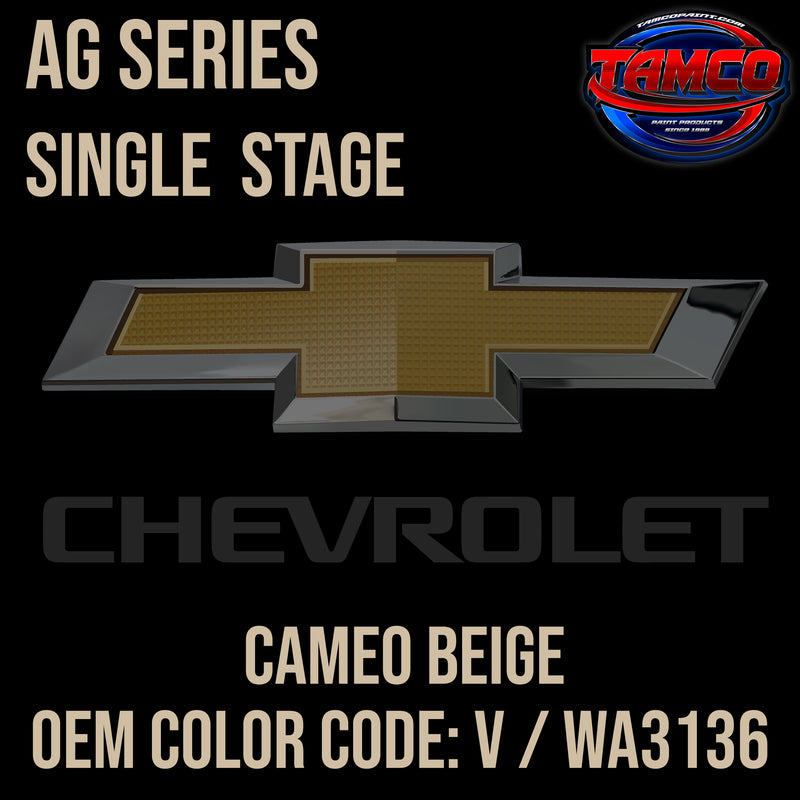 Chevrolet Cameo Beige | V / WA3136 | 1965-1983 | OEM AG Series Single Stage