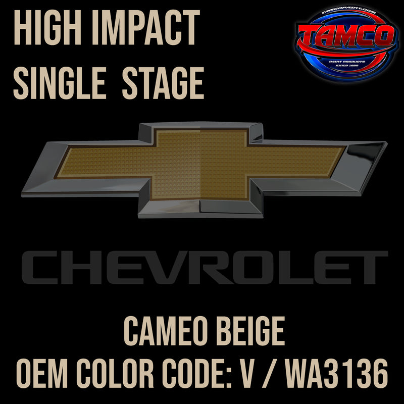 Chevrolet Cameo Beige | V / WA3136 | 1965-1983 | OEM High Impact Series Single Stage