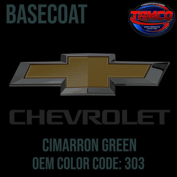 Tamco Paint Chevrolet Cimarron Green OEM Color Code: 303 Basecoat