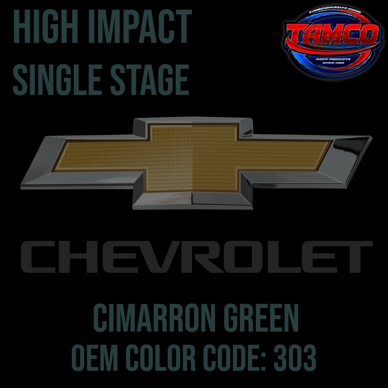 Tamco Paint Chevrolet Cimarron Green OEM Color Code: 303 High Impact SS