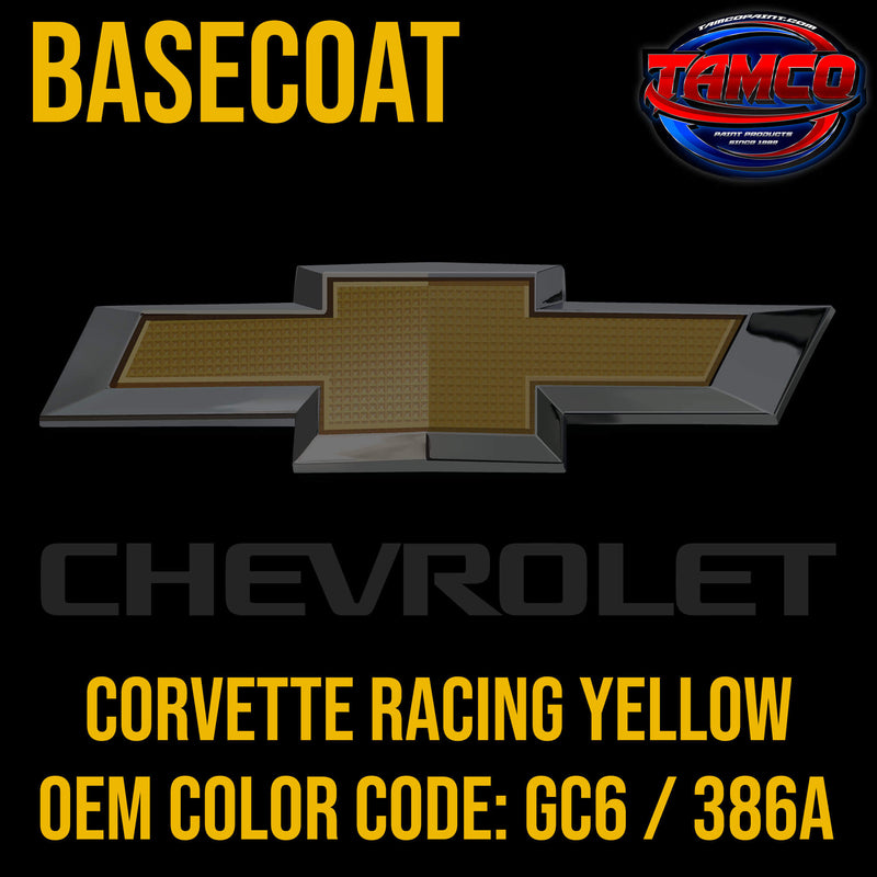 Chevrolet Corvette Racing Yellow basecoat