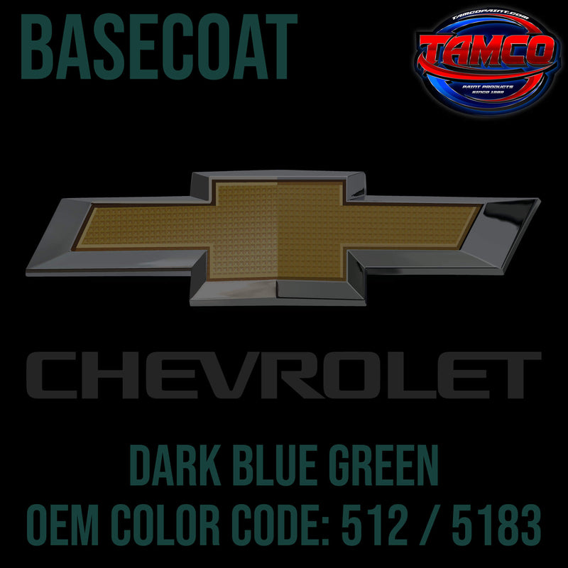 Chevrolet Dark Blue Green Basecoat