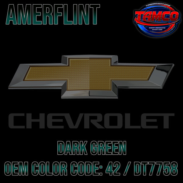Chevrolet Dark Green | 42 / DT7758 | 1973-1983 | OEM Amerflint II Series Single Stage