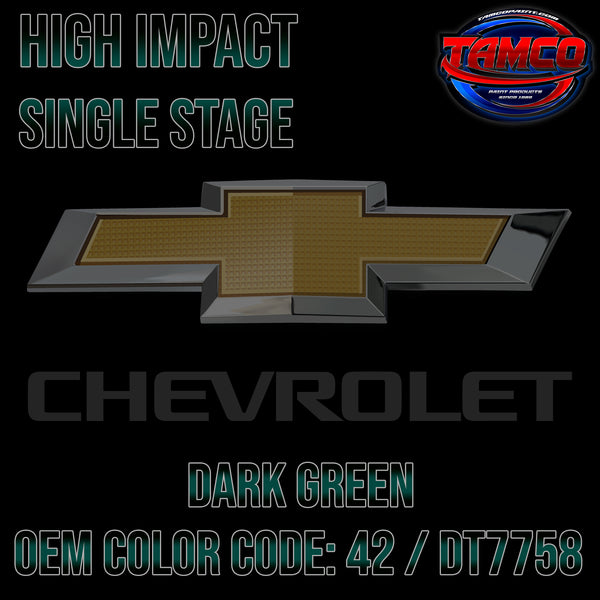 Chevrolet Dark Green | 42 / DT7758 | 1973-1983 | OEM High Impact Series Single Stage