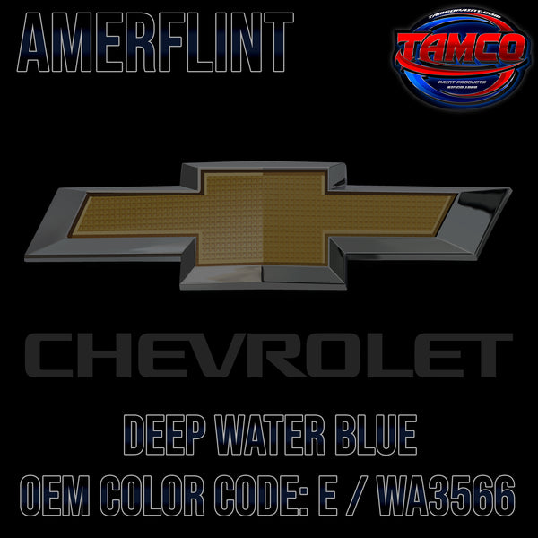 Chevrolet Deep Water Blue | E / WA3566 | 1967 | OEM Amerflint II Series Single Stage