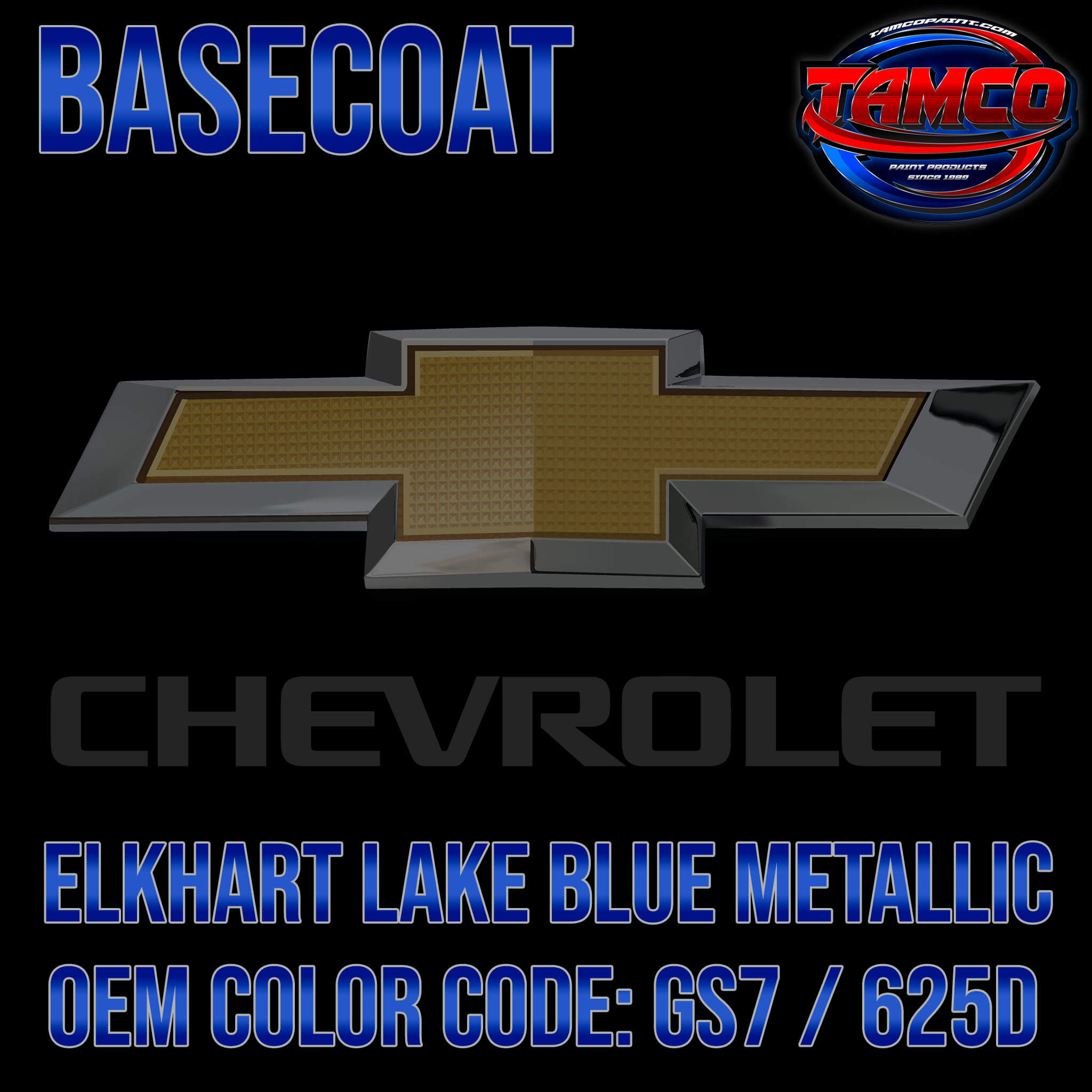 Chevrolet Elkhart Lake Blue Metallic Basecoat