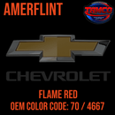 Tamco Paint Chevrolet Flame Red OEM Color Code: 70 / 4667 Amerflint