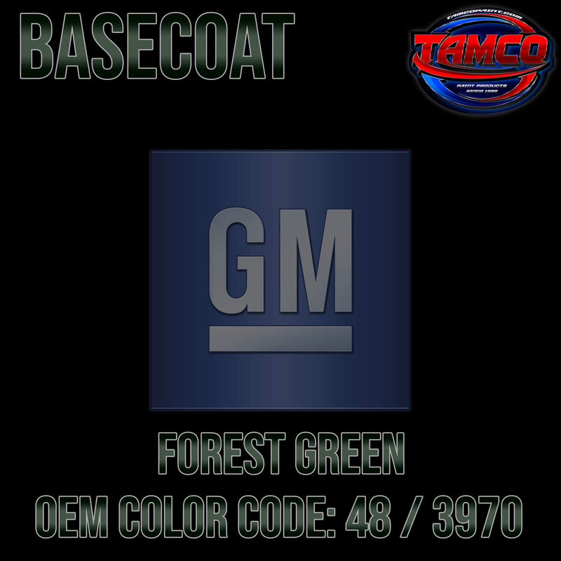 GM Forest Green OEM Basecoat