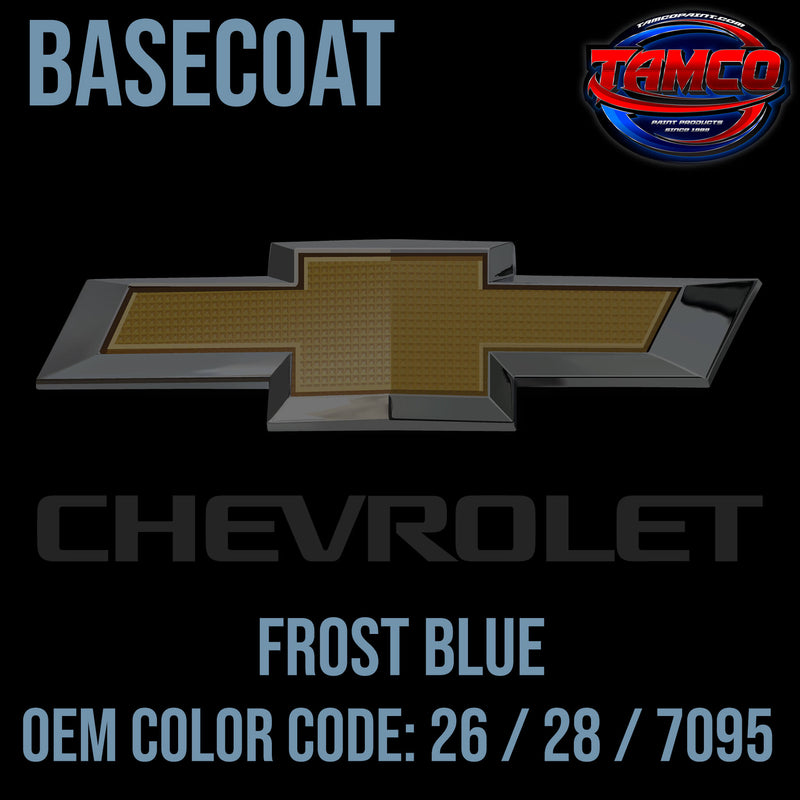 Chevrolet Frost Blue | 26 / 28 / 7095 | 1978-1979 | OEM Basecoat