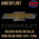Goldfish Beige OEM Amerflint II Singlestage