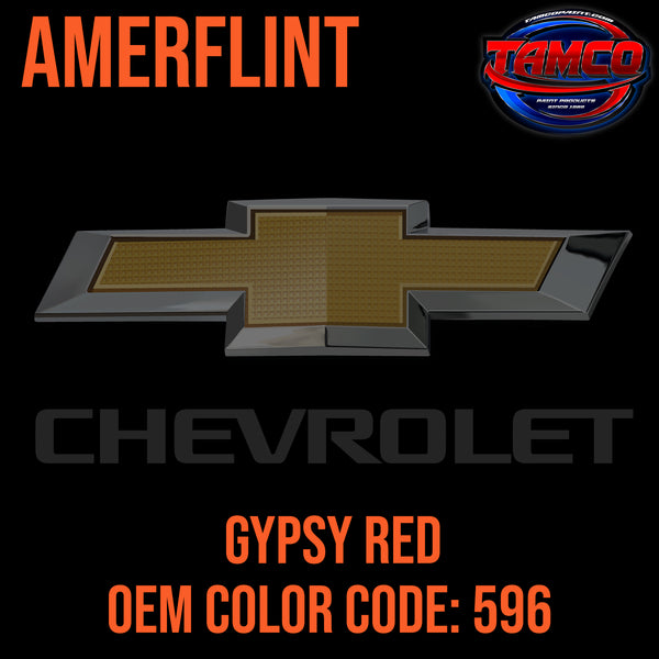 Chevrolet Gypsy Red | 596 | 1955 | OEM Amerflint II Series Single Stage