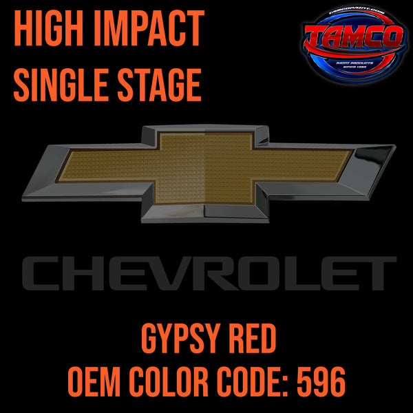 Chevrolet Gypsy Red | 596 | 1955 | OEM High Impact Series Single Stage
