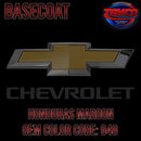 Chevrolet Honduras Maroon Basecoat