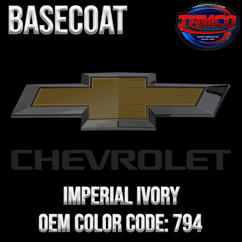 Chevrolet Imperial Ivory Basecoat