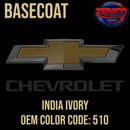 Chevrolet India Ivory Basecoat