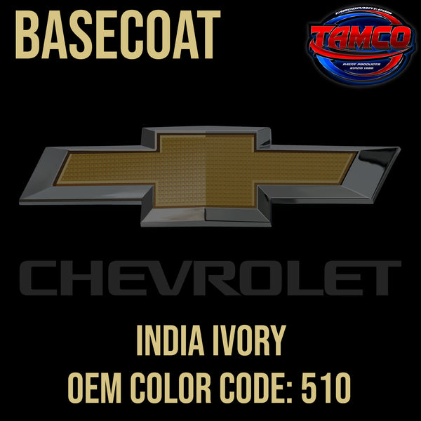 Chevrolet India Ivory | 510 | 1953 | OEM Basecoat