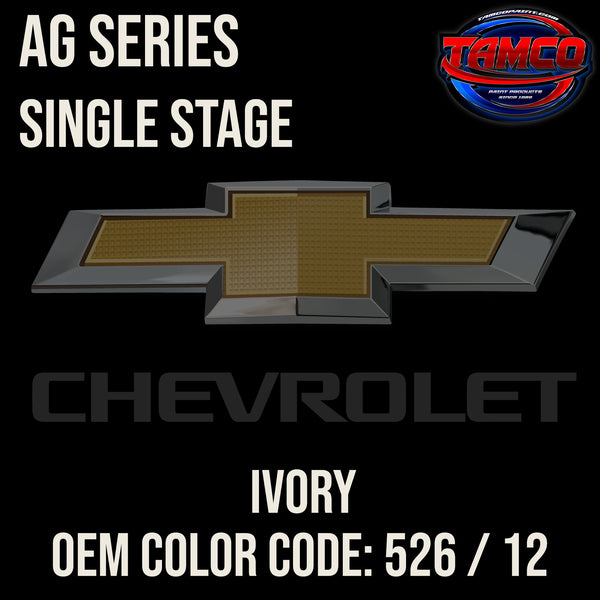 Chevrolet Ivory | 526 / 12 | 1964-1990 | OEM AG Series Single Stage