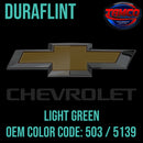 Tamco Paint Chevrolet Light Green Code 503 / 5139 OEM Duraflint