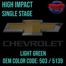 Tamco Paint Chevrolet Light Green Code 503 / 5139 OEM High Impact Single Stage