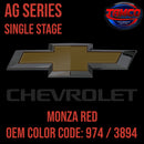 CHEVROLET MONZA RED AG SERIES