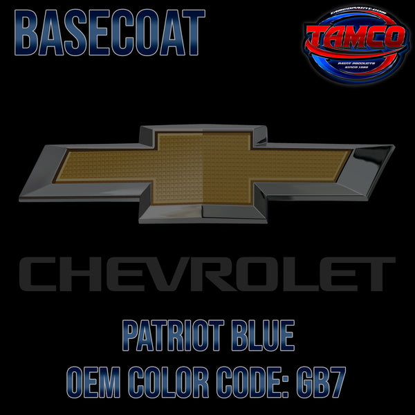 Chevrolet Patriot Blue | GB7 | 2016-2017 | OEM Basecoat