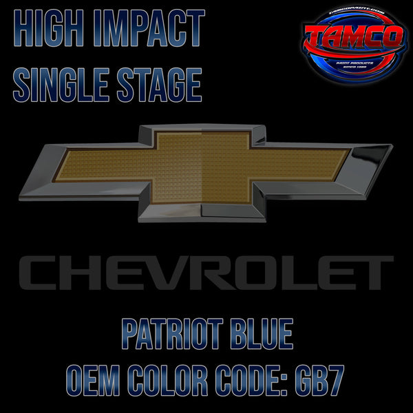 Chevrolet Patriot Blue | GB7 | 2016-2017 | OEM High Impact Series Single Stage