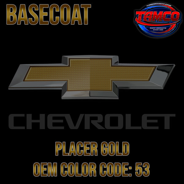 Chevrolet Placer Gold | 53 | 1971-1972 | OEM Basecoat